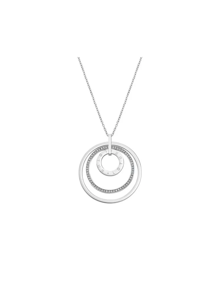 Collar Aros Lotus Style Acero Ls2090
