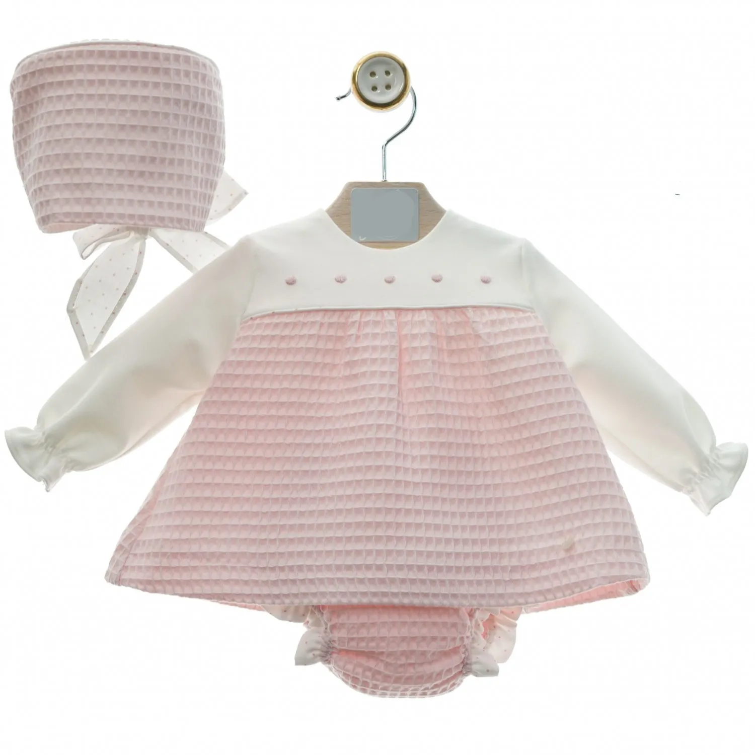 Conjunto tres piezas para niña colección Natalia