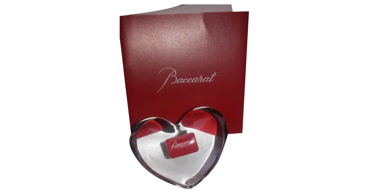corazón zinzin de Baccarat Blanco 