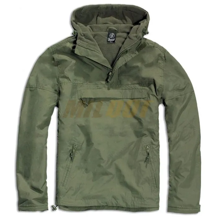 Cortavientos impermeable BRANDIT Windbreaker verde
