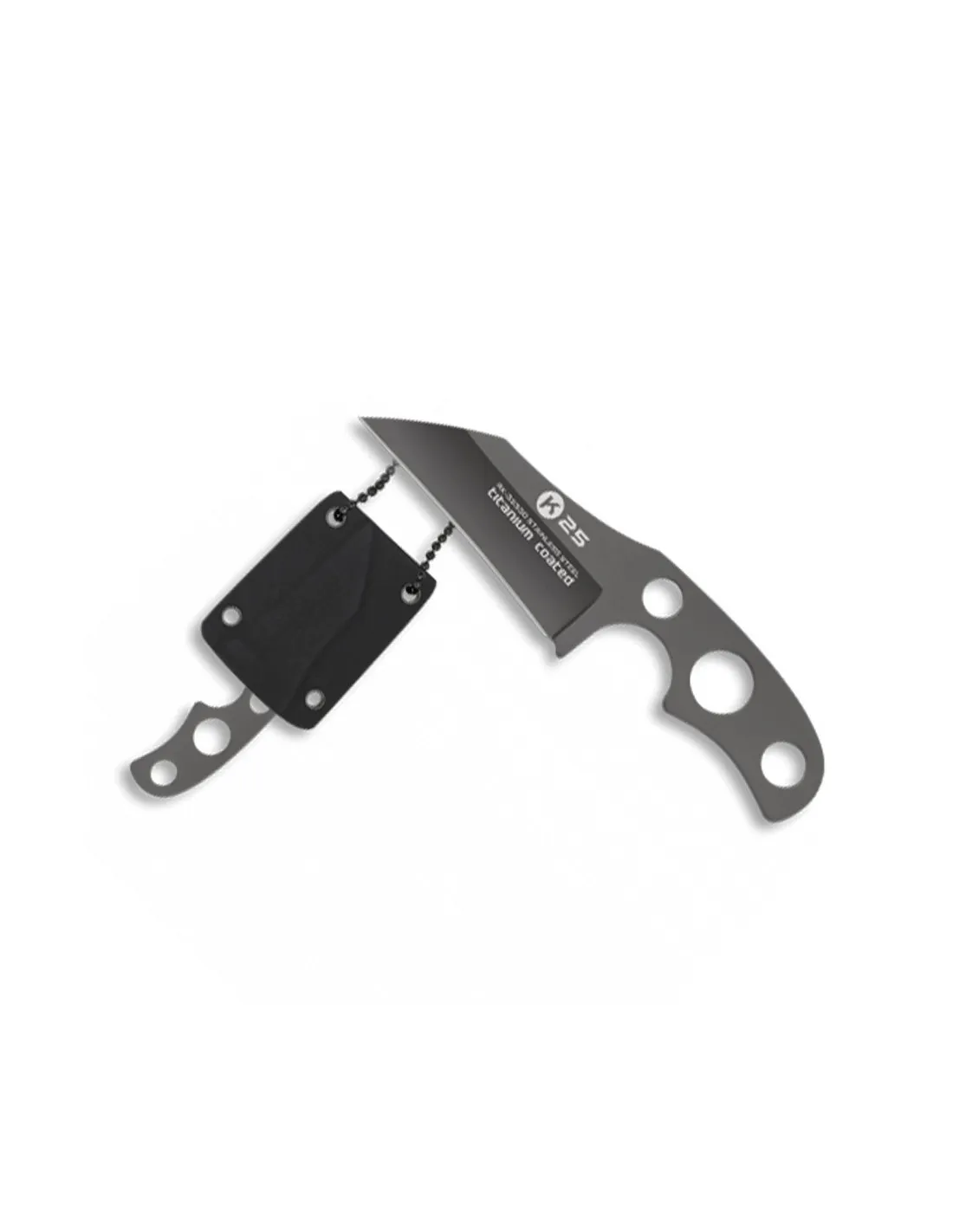 Cuchillo K25 Titanio con funda Kydex