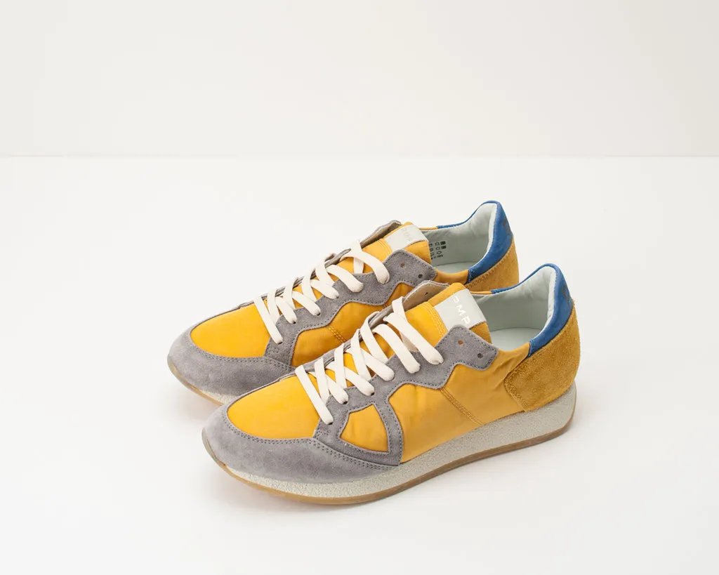 DEPORTIVO  PHILIPPE MODEL  MVLU SY03 MONACO VINTAGE L U 70 YEARS TAUPE JAUNE
