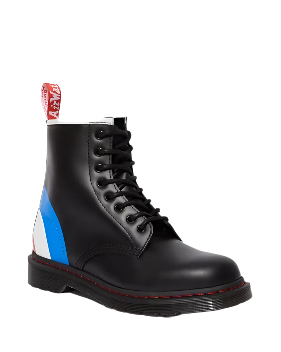 DR MARTENS 1460 THE WHO ANKLE BOOTS in Black