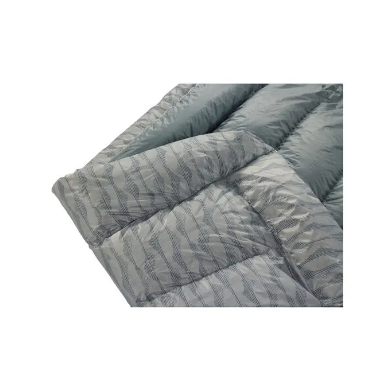 Edredón nórdico de plumón Thermarest Vela 32F/0C Doble (Tormenta)