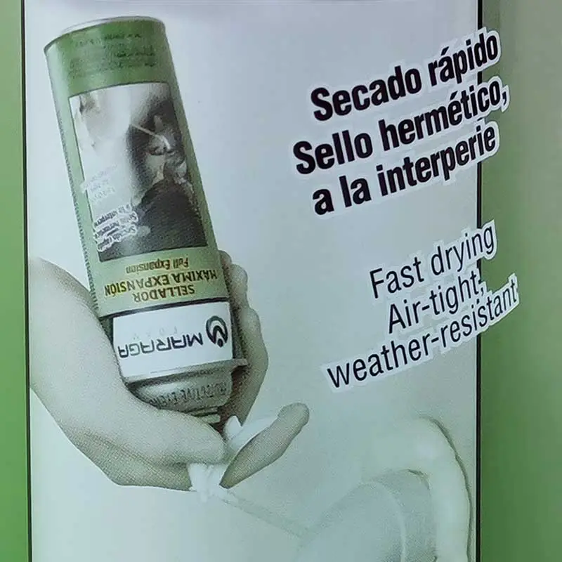 Espuma Poliuretano Sellador Maraga MF340 340g 20pzas
