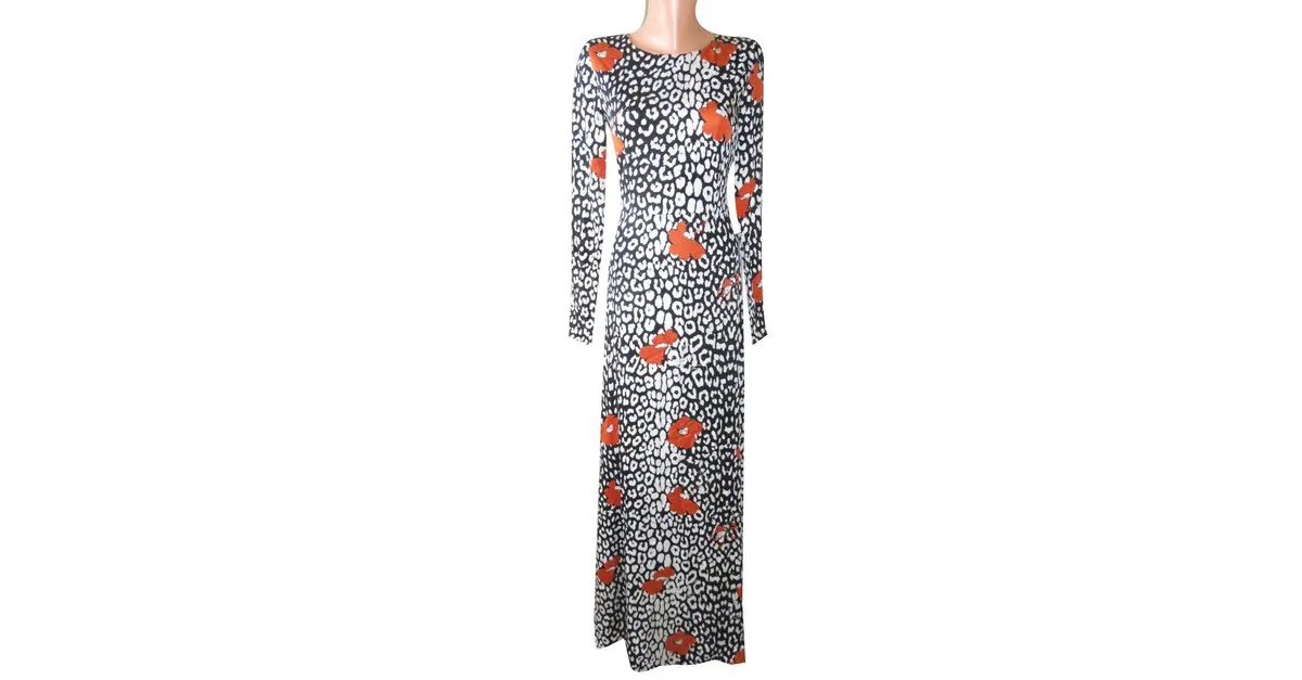 Essentiel Antwerp Vestidos Negro Blanco Naranja 