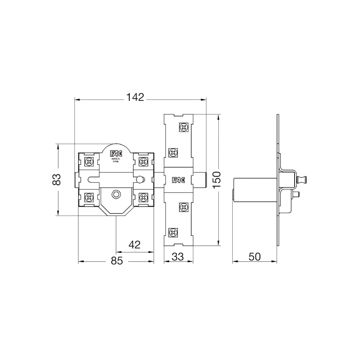 FAC 946RP/80 UVE  SISTEMA ANTIBUMPING