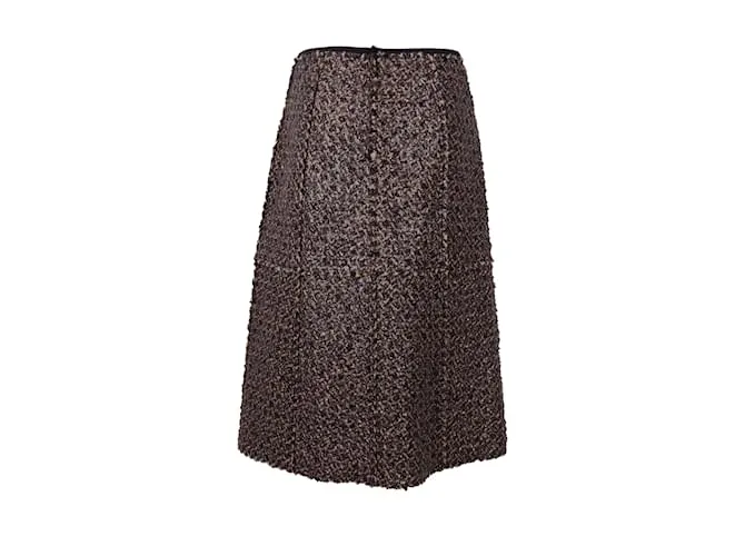 Falda de lana adornada con lentejuelas de Tory Burch Púrpura 