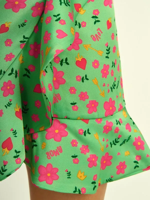 FALDA "AMOR AMOR" VERDE