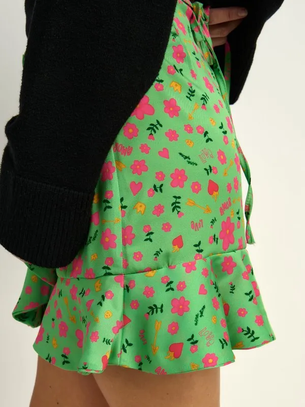 FALDA "AMOR AMOR" VERDE
