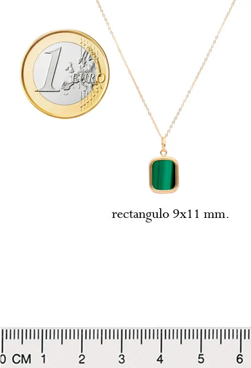 GARGANTILLA ORO AMARILLO 18 KTES MOTIVO MALAQUITA 030_4190MCAD