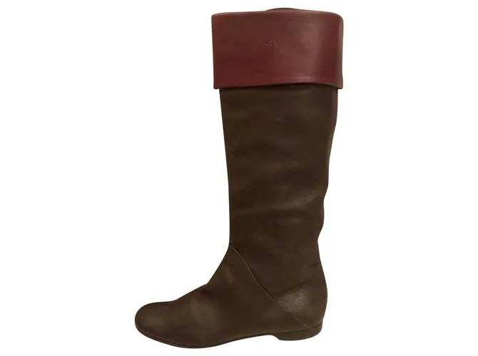 Giuseppe Zanotti Botas de equitación o por encima de la rodilla Castaña Marrón oscuro 