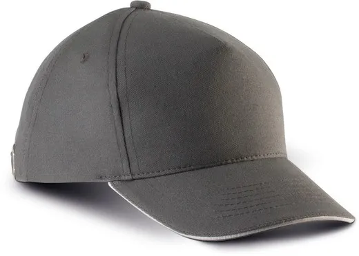 GORRA PARA NIÑO CON SÁNDWICH CONTRASTADO  5 PANELES