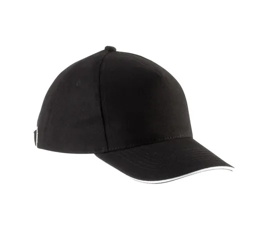 GORRA PARA NIÑO CON SÁNDWICH CONTRASTADO  5 PANELES