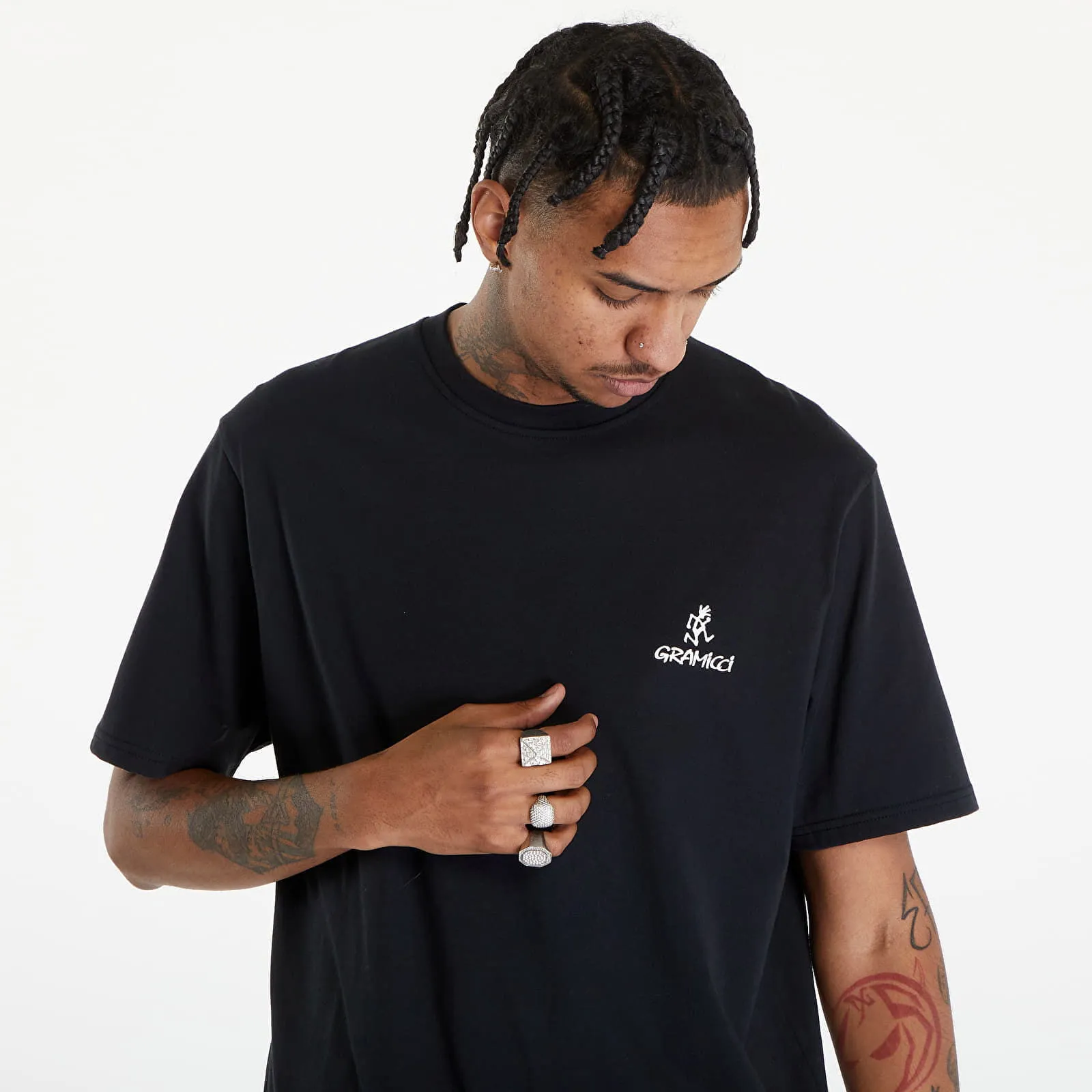 GRAMICCI One Point Logo Tee UNISEX Black