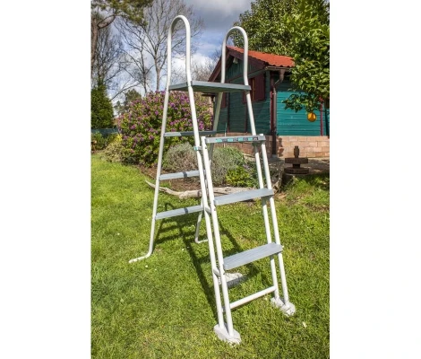 Gre Piscina Fidji Ovalada Acero Blanca 610 x 375 x 120 cm