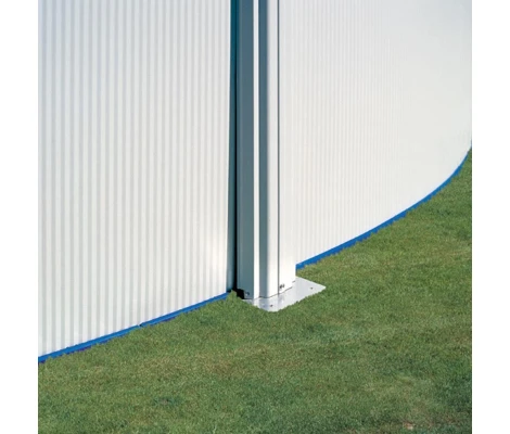 Gre Piscina Fidji Ovalada Acero Blanca 610 x 375 x 120 cm