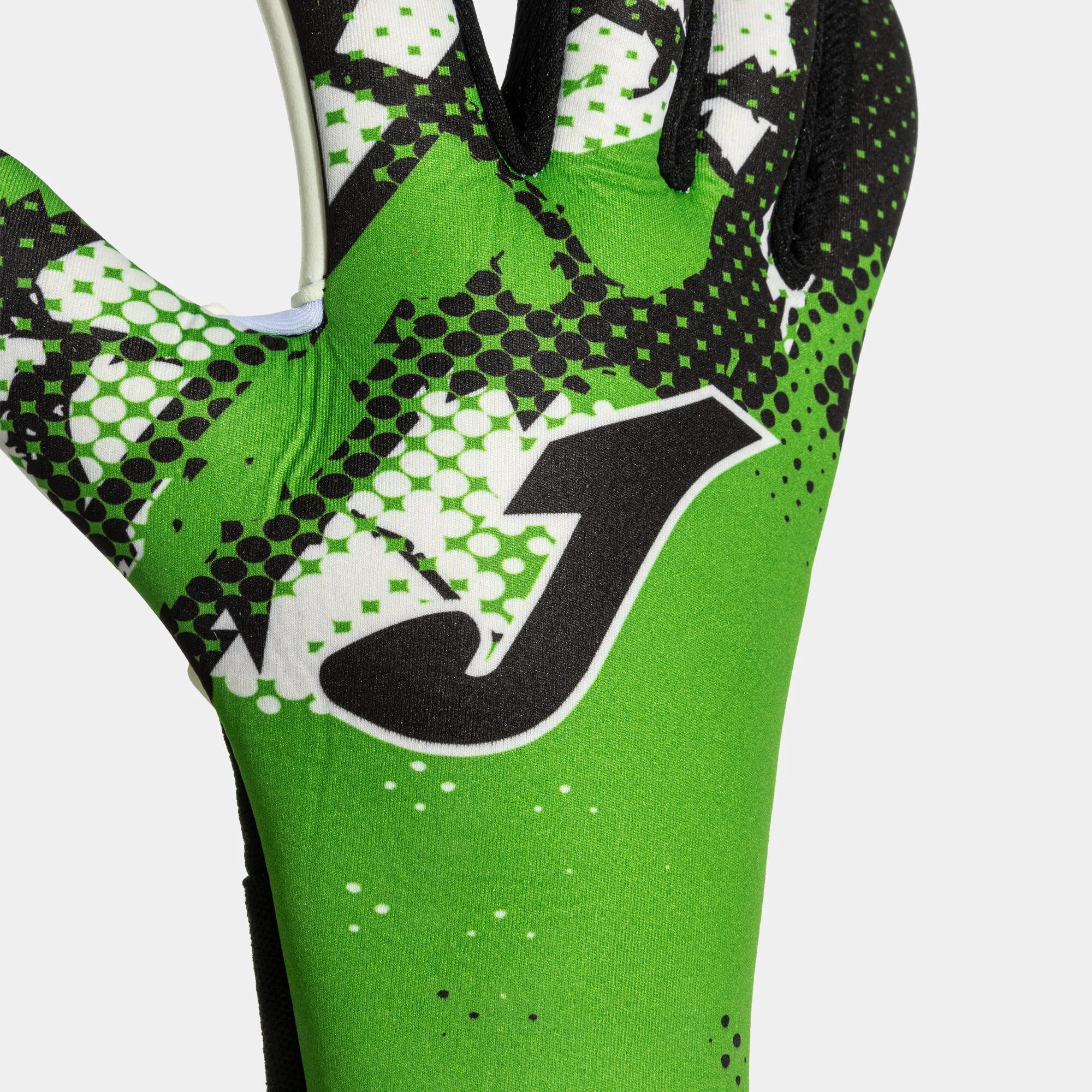 Guantes portero fútbol Hunter verde flúor negro