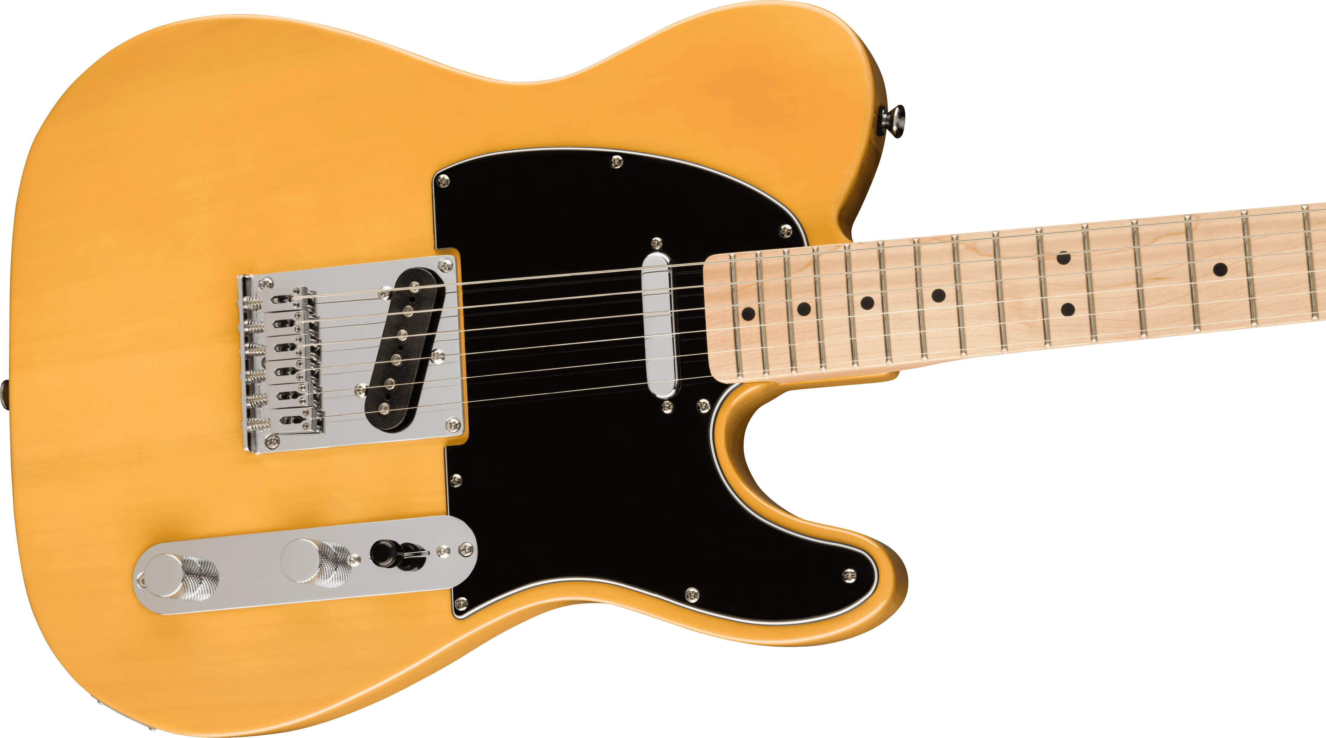 Guitarra Electrica Fender Squier Affinity Series™ Telecaster®, diapasón de arce, golpeador negro, rubio caramelo 0378203550 