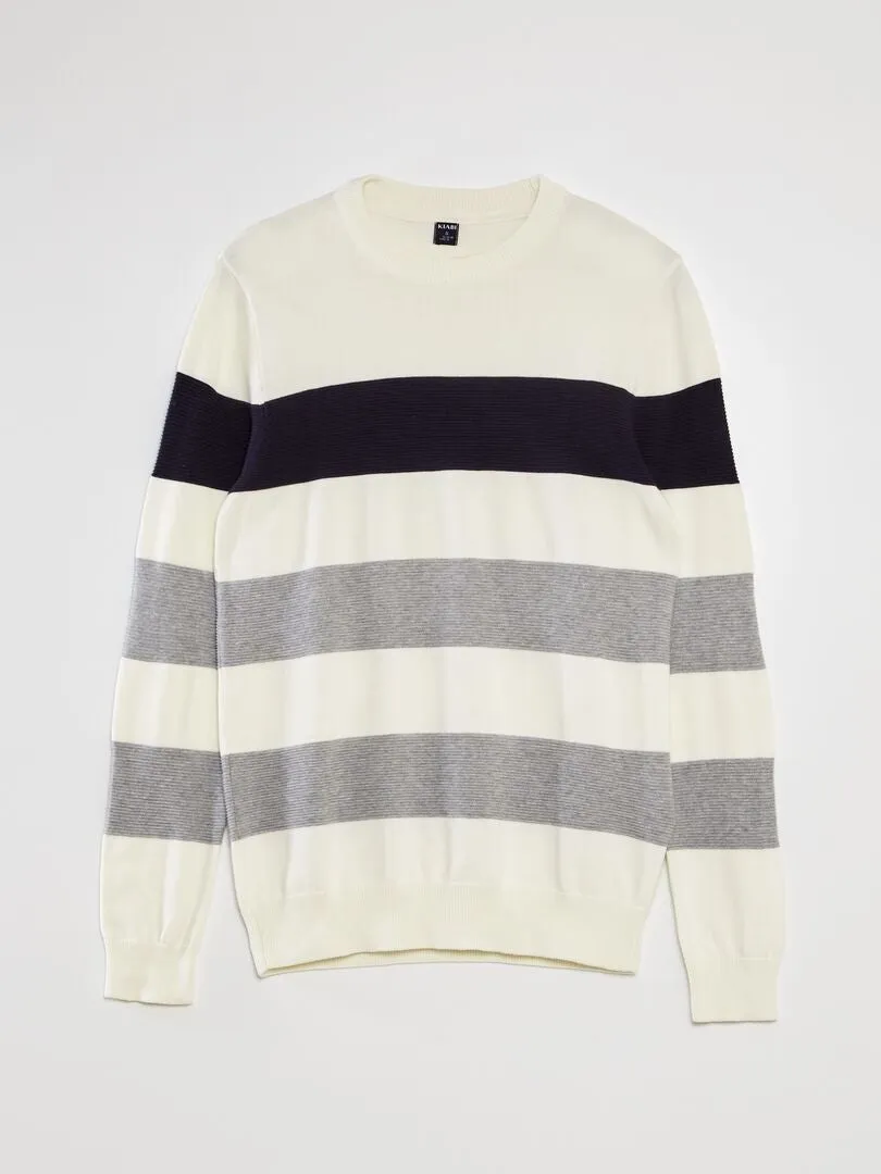 JERSEY DE PUNTO FINO  BLANCO