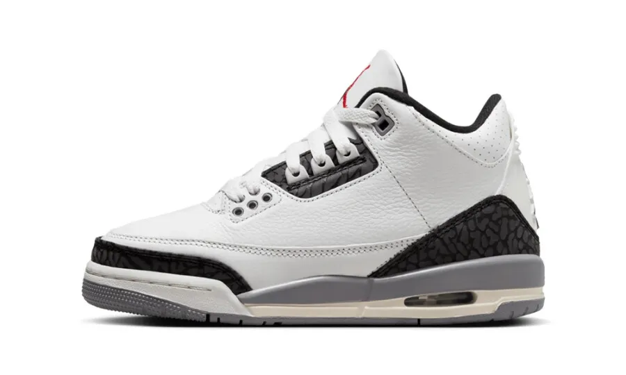 Jordan 3 Retro 'Cement Grey' (GS)