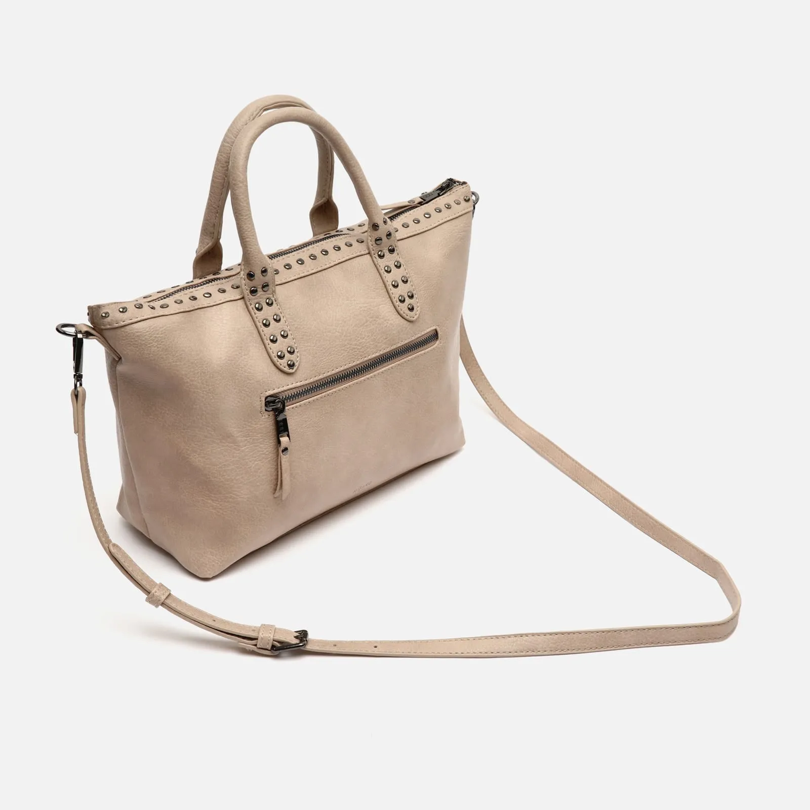 Kalani bolso tote con asa bandolera y detalles metálicos