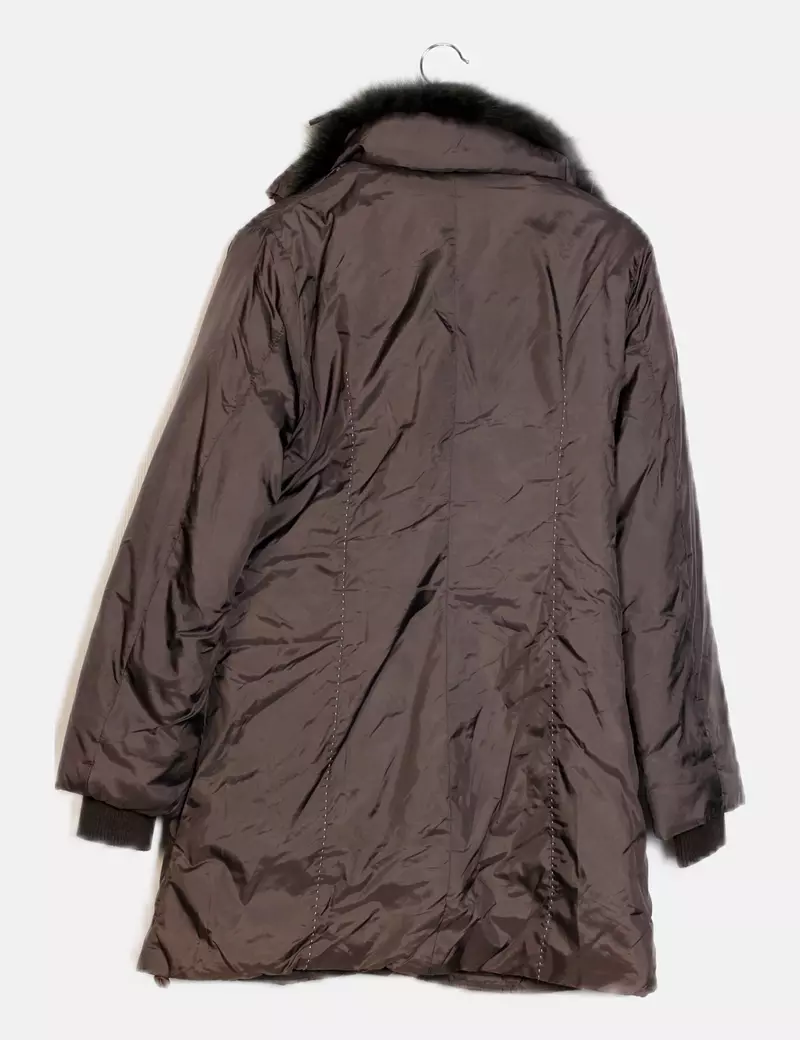 Ky Creation  Chaqueta gris acolchado