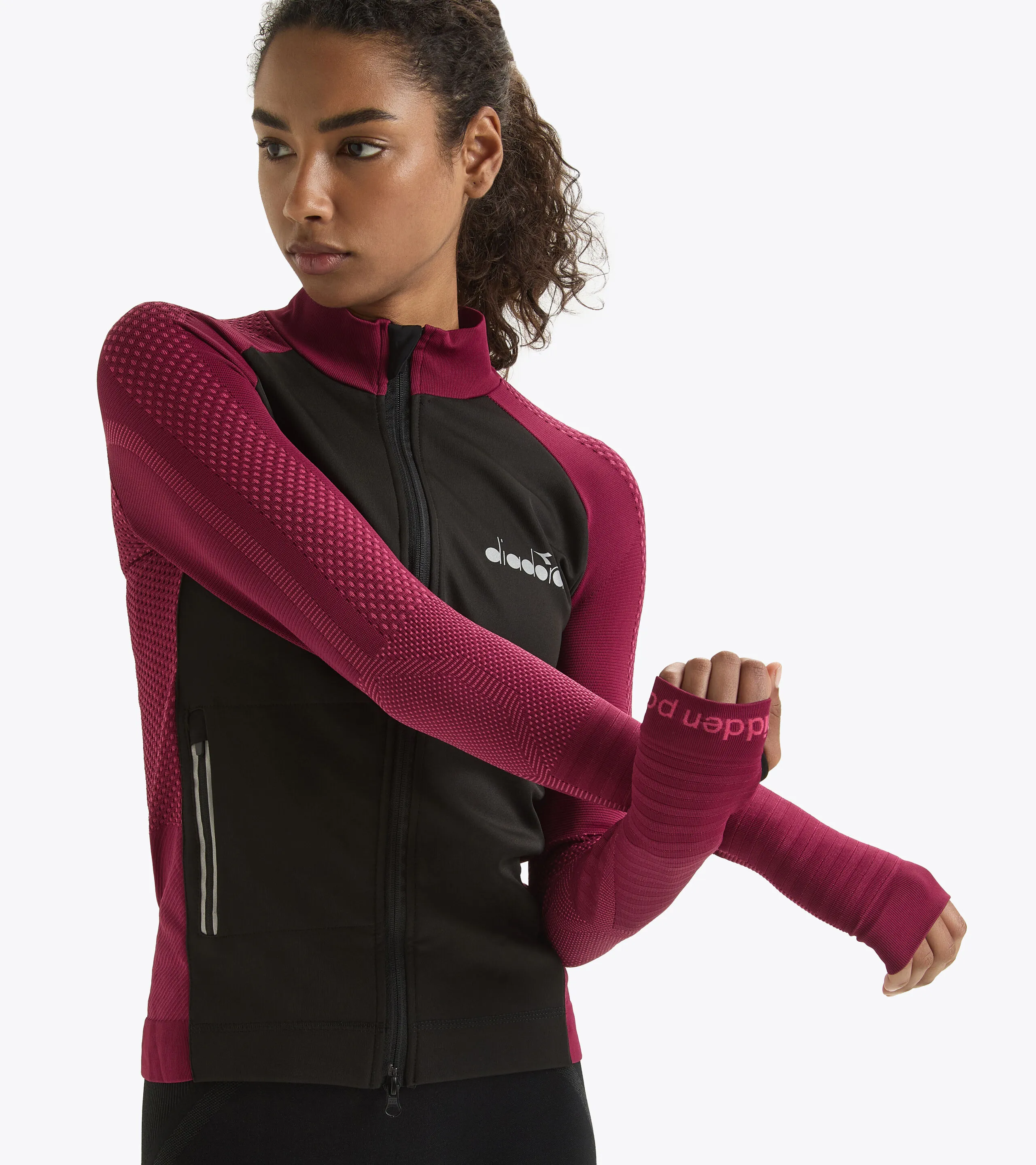 L. HIDDEN POWER JACKET CHAQUETA PARA CORRER MADE IN ITALY  MUJER