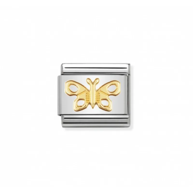 Link Acero y Oro Mariposa 030114 02