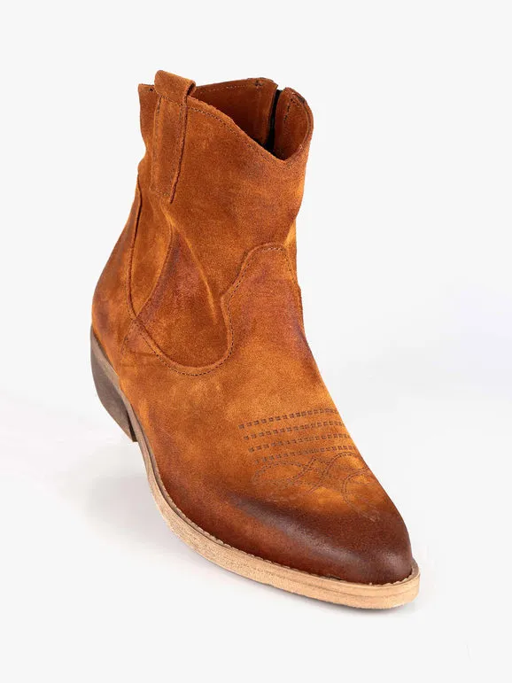 Made In Italy Botines texanos en ante