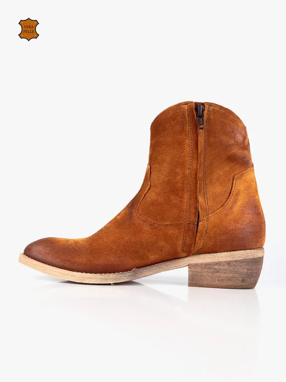 Made In Italy Botines texanos en ante