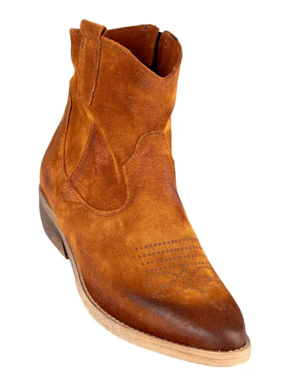 Made In Italy Botines texanos en ante