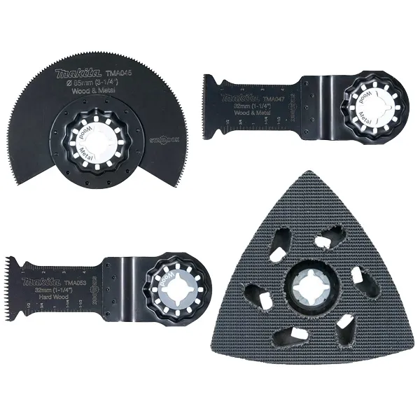 MAKITA  B67511  JUEGO4 ACCESORII MULTICUTTER, MIXTO, STARLOCK