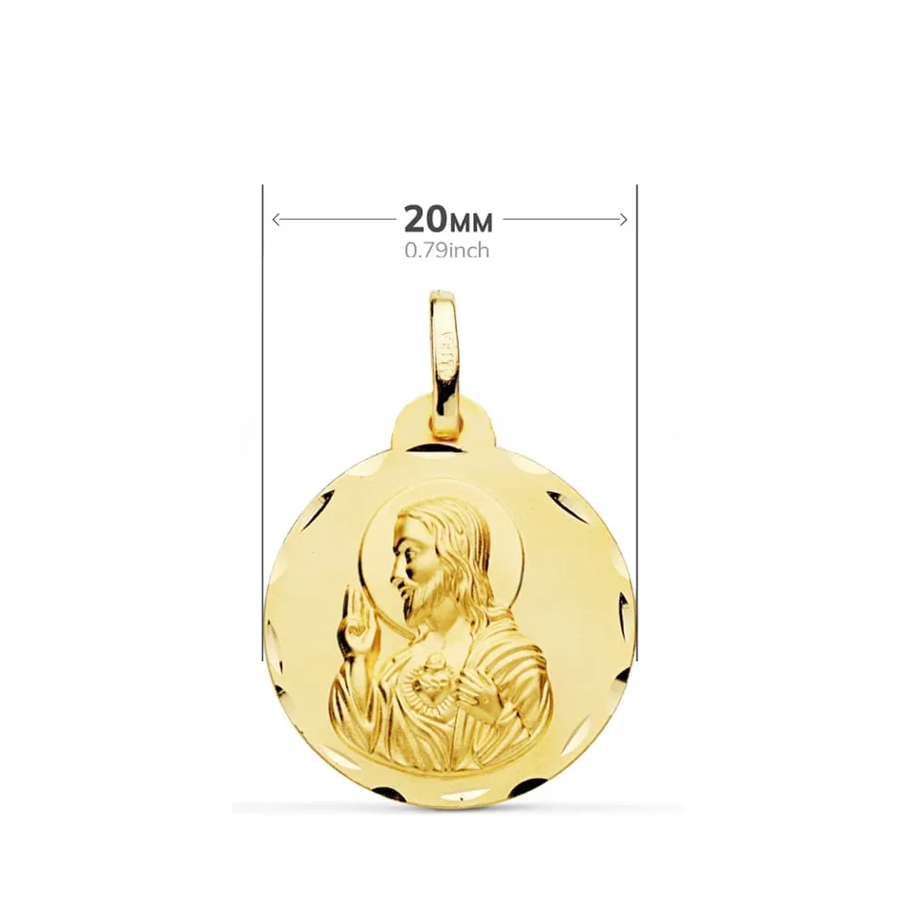 Medalla Escapulario Oro