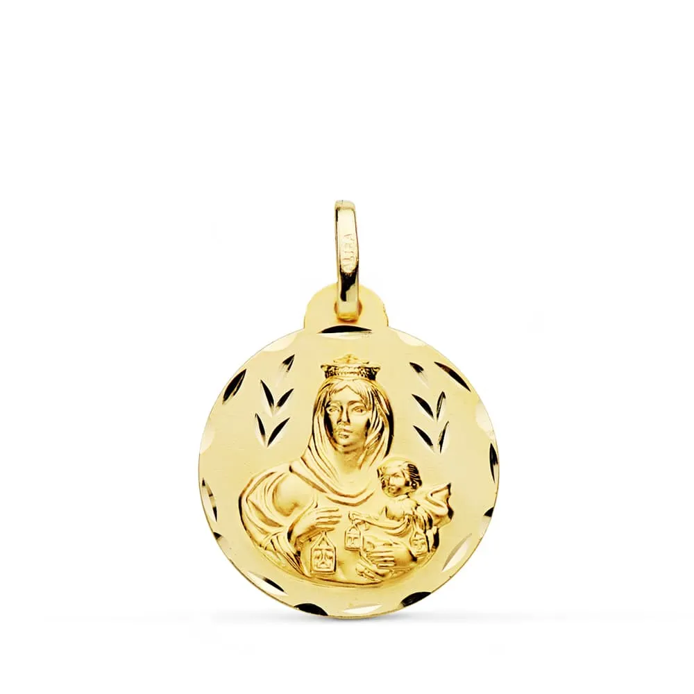 Medalla Escapulario Oro
