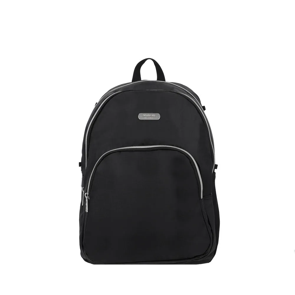 Mochila para laptop Kansas 15 negra/plateada