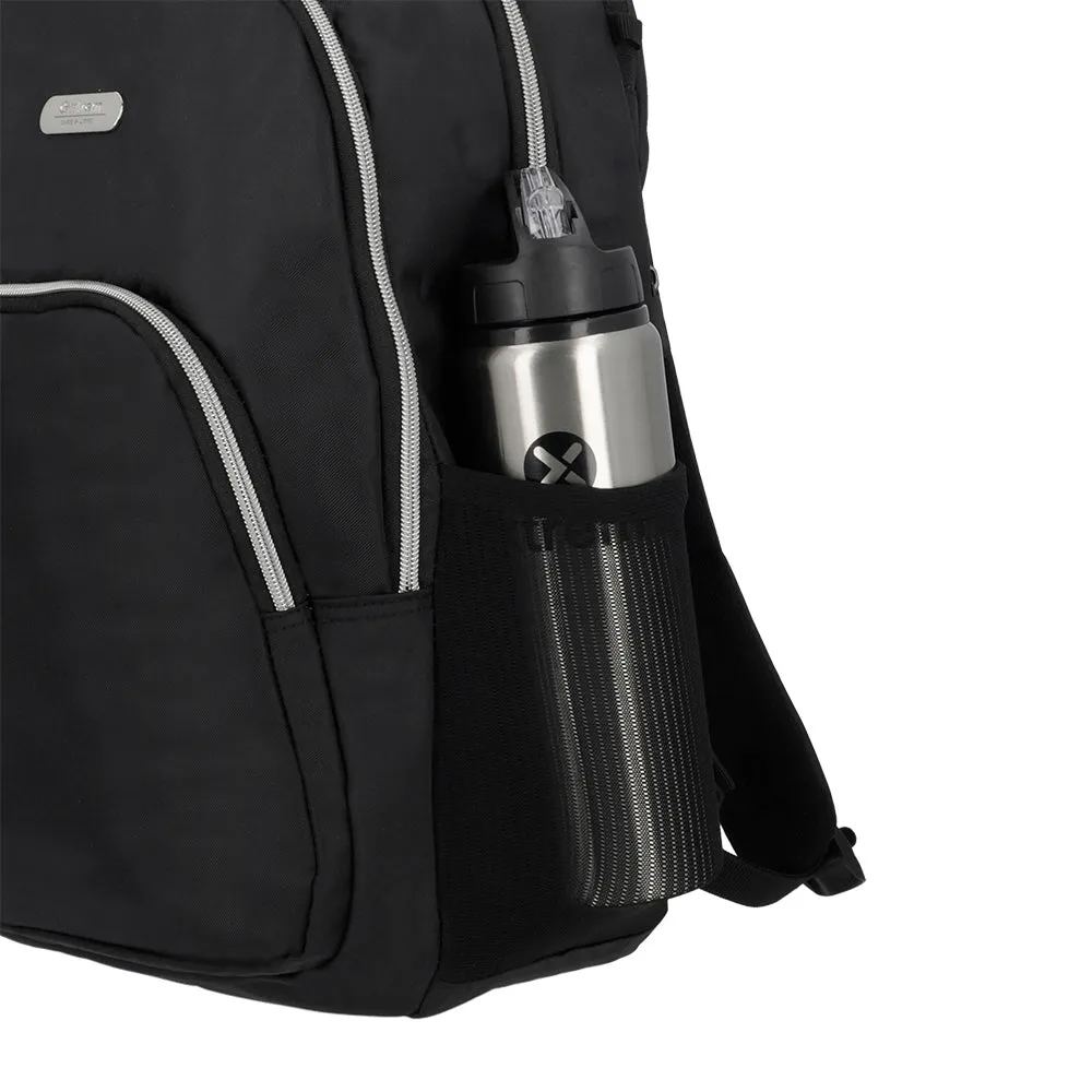 Mochila para laptop Kansas 15 negra/plateada
