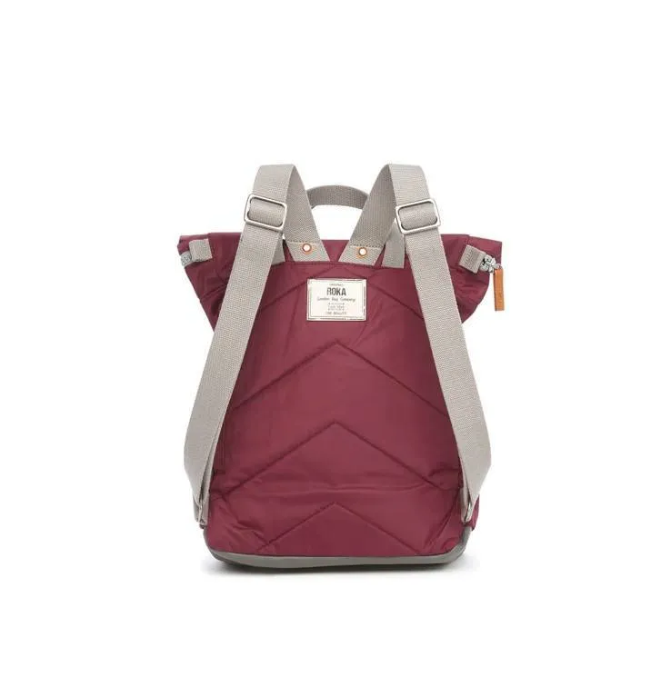 Mochila Roka Canfield B Sustainable Pequeña Granate