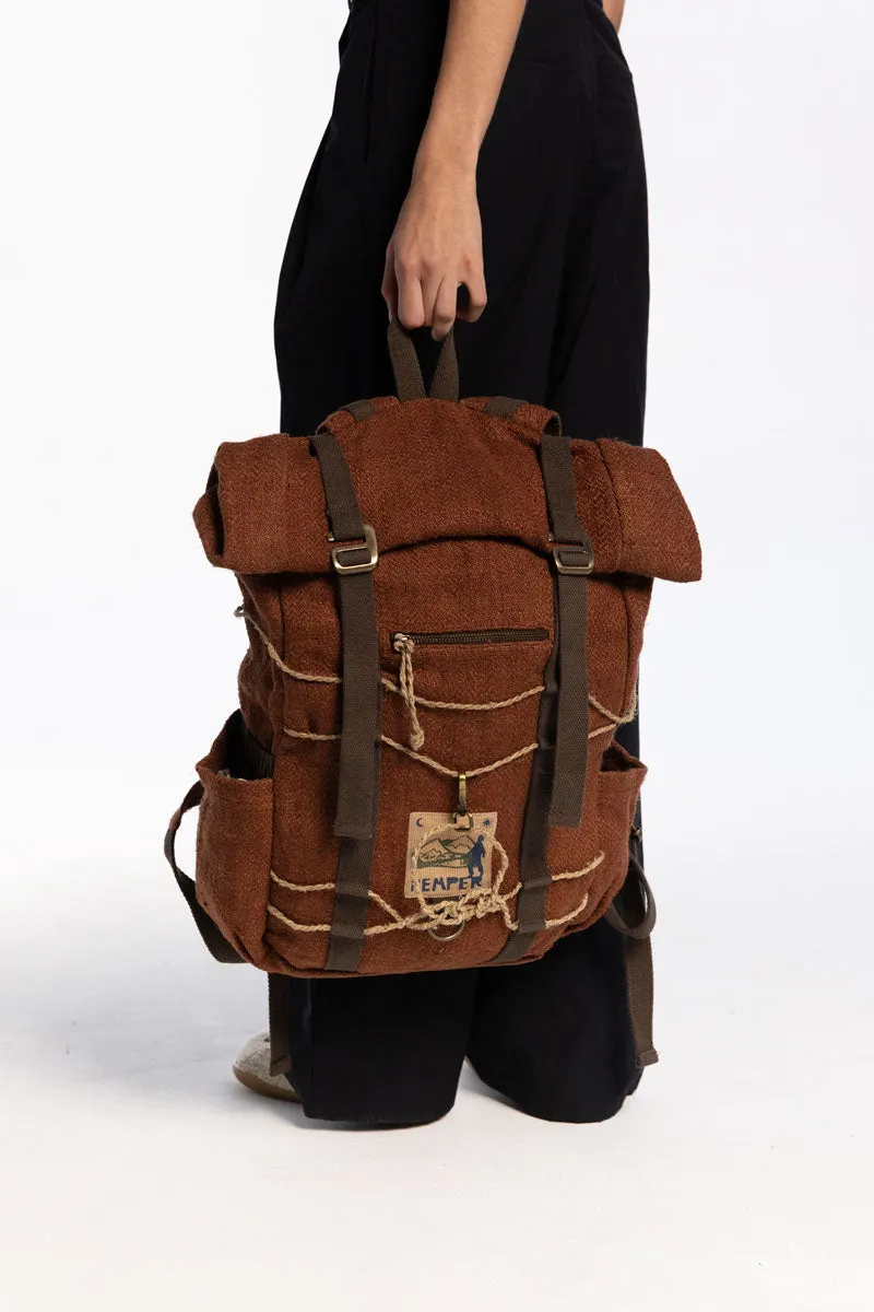 Mochila Travel 100% Cáñamo Water Repellent