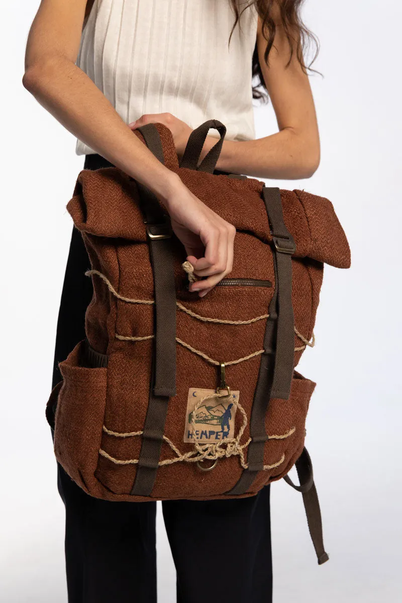 Mochila Travel 100% Cáñamo Water Repellent