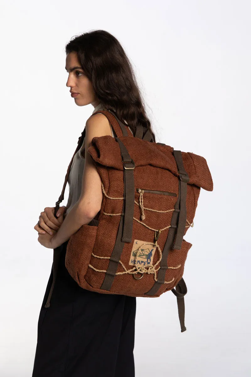 Mochila Travel 100% Cáñamo Water Repellent