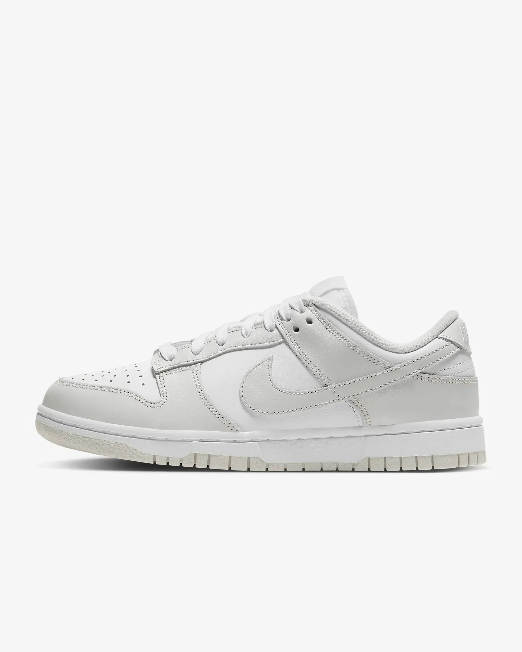 Nike Dunk blanco y cinza