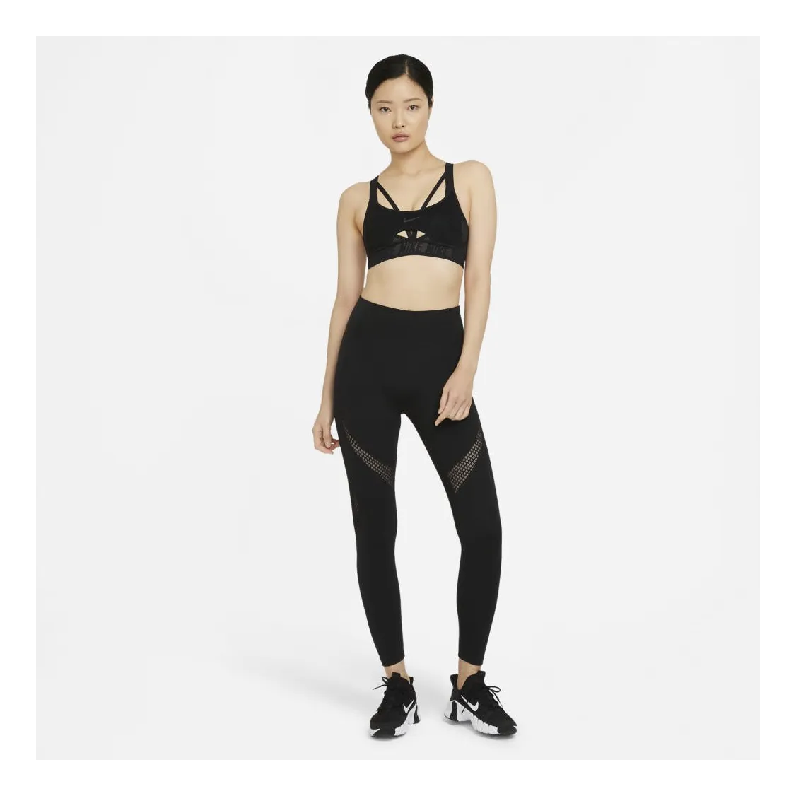 Nike Indy UltraBreathe Bra Black/Grey