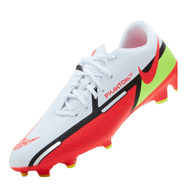 NIKE PHANTOM GT2 ACADEMY FG/MG MULT WHITE/BRIGHT CRIMSONVOLT