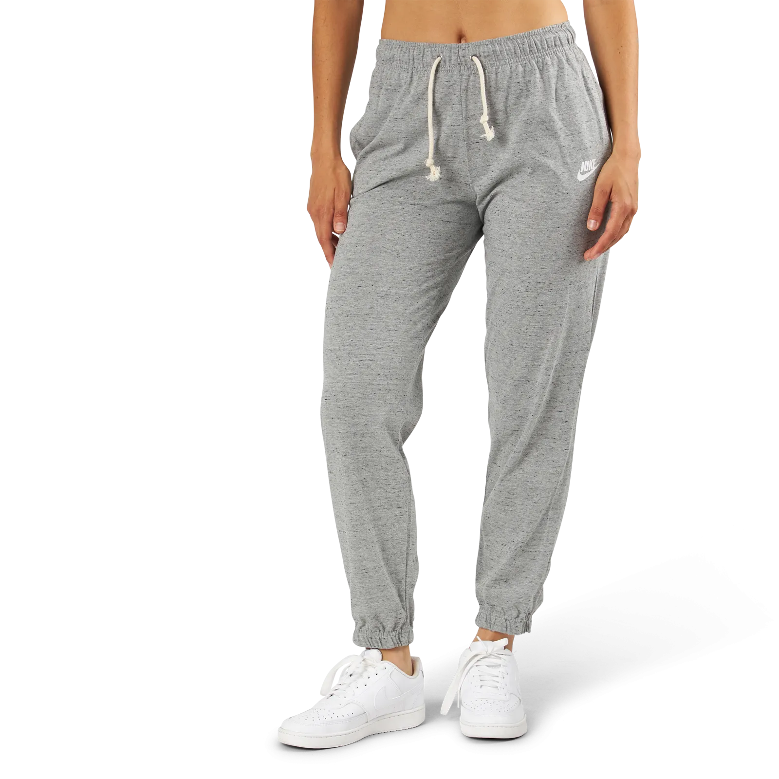 Nike Sportswear Gym Vintage Women's Pants DK GREY HEATHER/WHITE