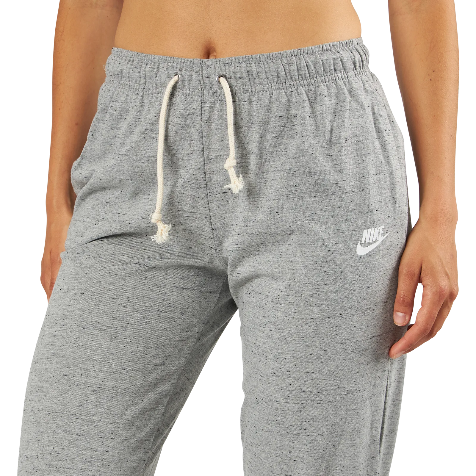 Nike Sportswear Gym Vintage Women's Pants DK GREY HEATHER/WHITE