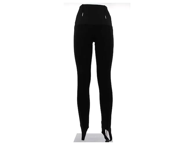 PACO RABANNE Pantalones T.FR 36 Viscosa Negro 