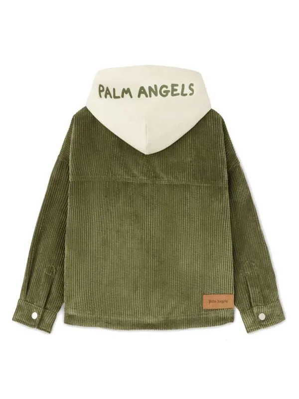 PALM ANGELS CHAQUETA CASUAL  VERDE