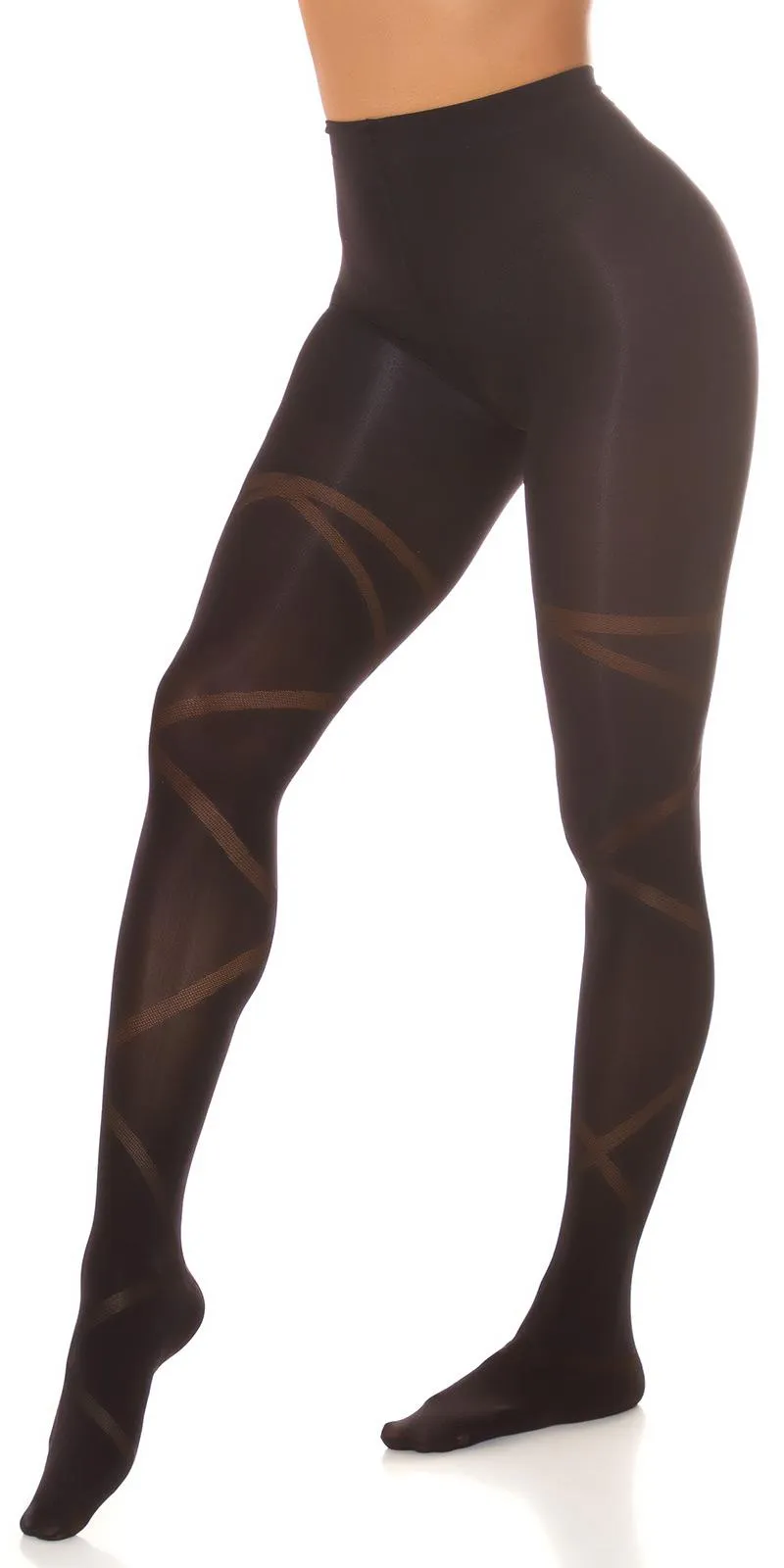 Pantys negras con perspectiva 