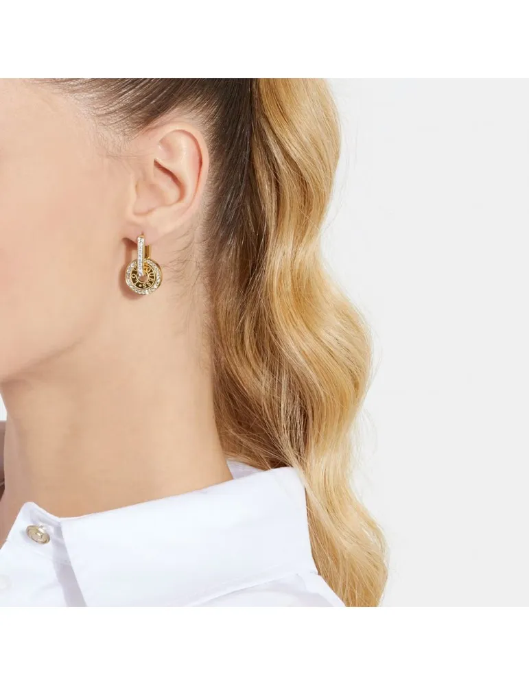 Pendientes Aros Guess Mujer Love Acero Dorado JUBE04075